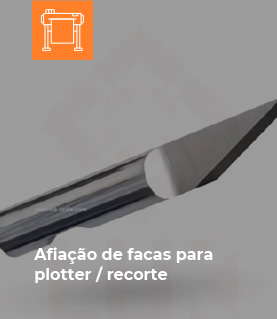 Afiação de faca de plotter
